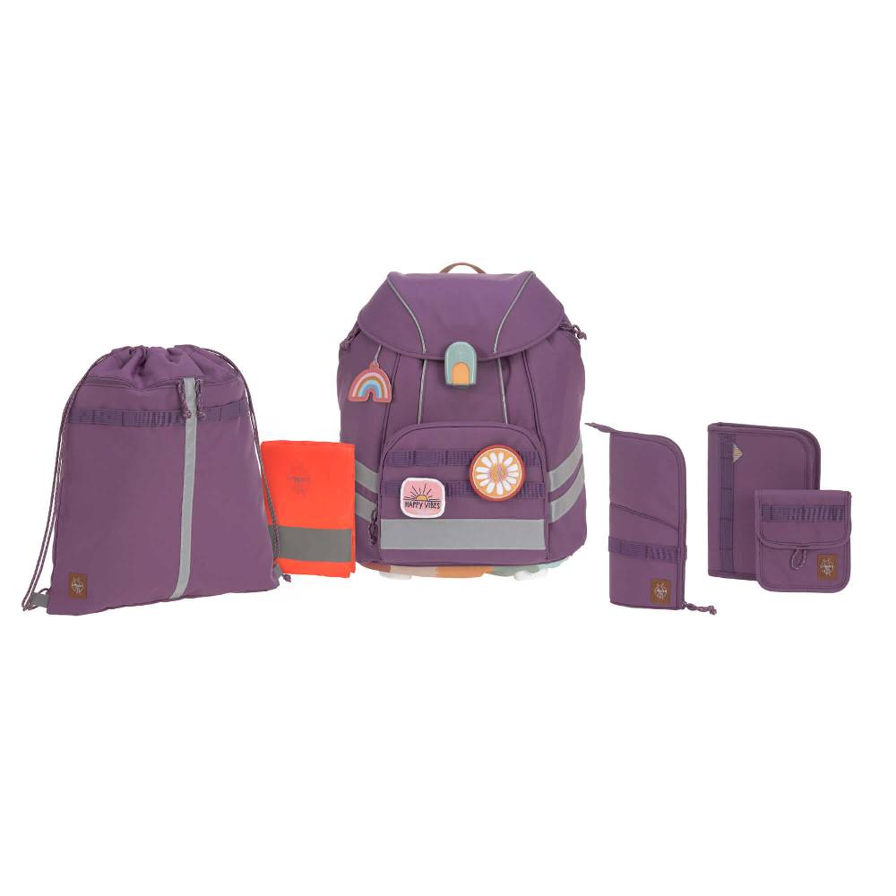 Lässig Schulranzen Set 7-teilig, Flexy Unique Purple Bis zu 55% Rabatt