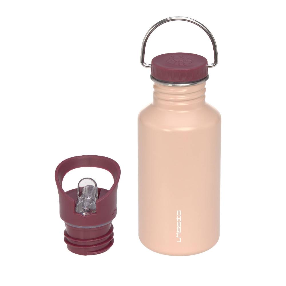 Lässig Edelstahl Kinder Trinkflasche - Unique, Rosa