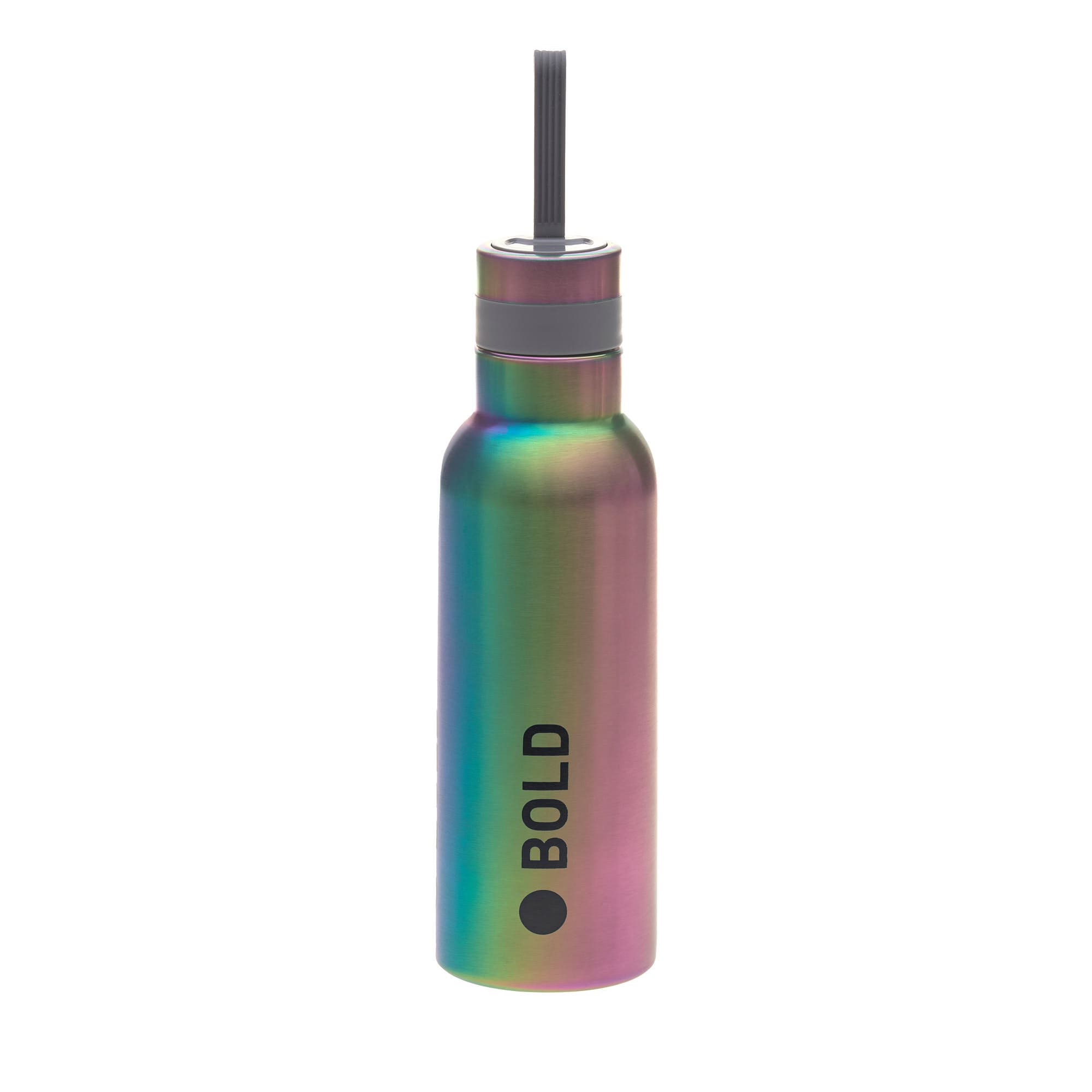 Lässig Edelstahl Trinkflasche - BOLD Rainbow, Bunt