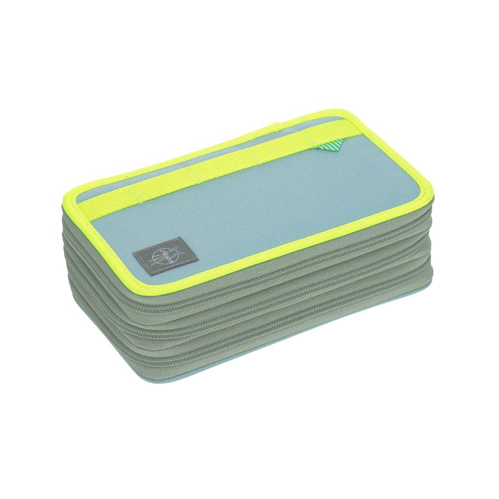 Lässig Federmäppchen - Unique Blue Neon Yellow