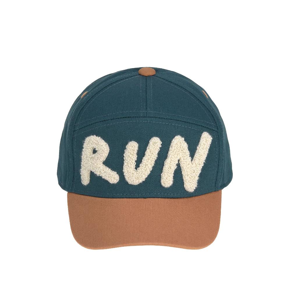Lässig Basecap Kinder - Run, Braun Blau Meist gekauft