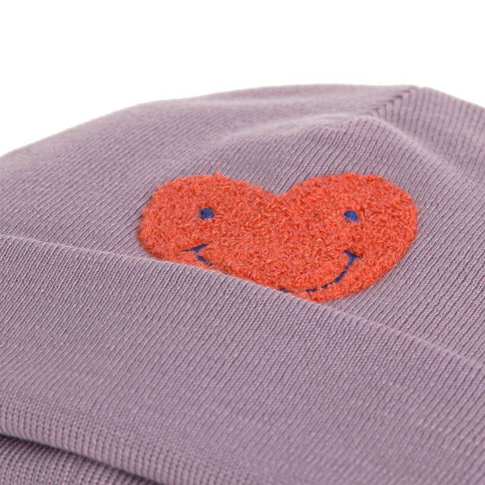 Lässig Beanie Mütze Kinder - Merino Wolle, Little Gang Lila Limitierter Zeitrabatt