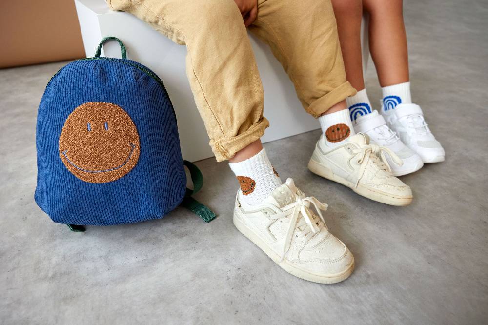 Lässig Tennissocken Kinder 3er-Set - Little Gang, Run Weiß Flash Sale