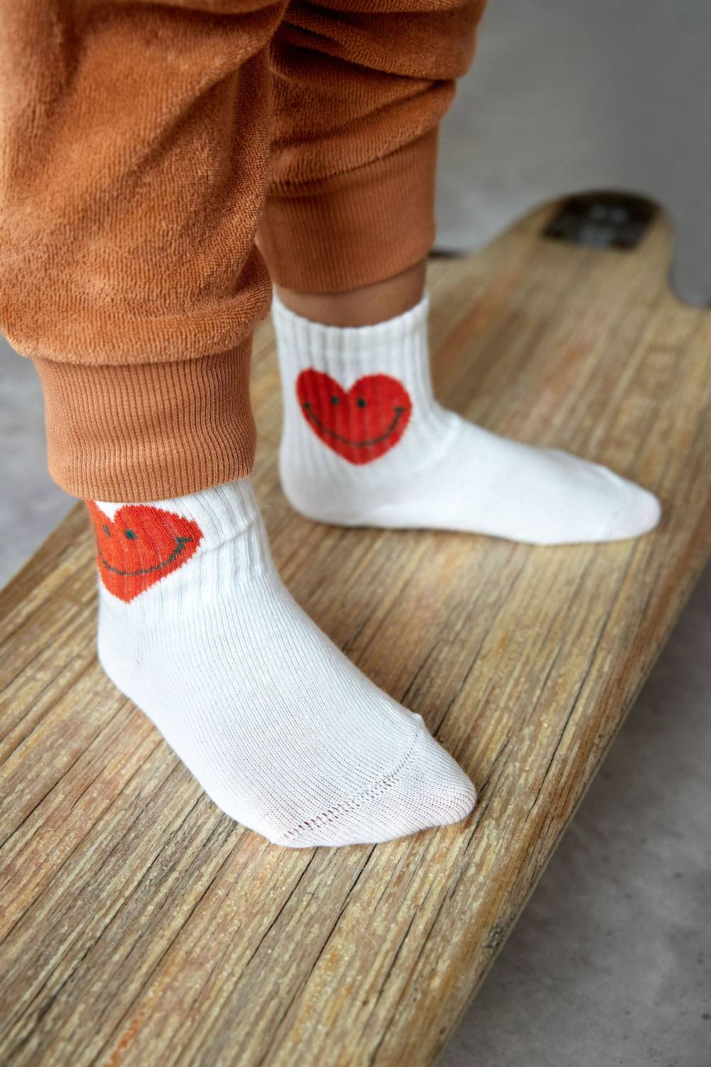 Lässig Tennissocken Kinder 3er-Set - Little Gang, Smile Weiß Begrenztes Angebot