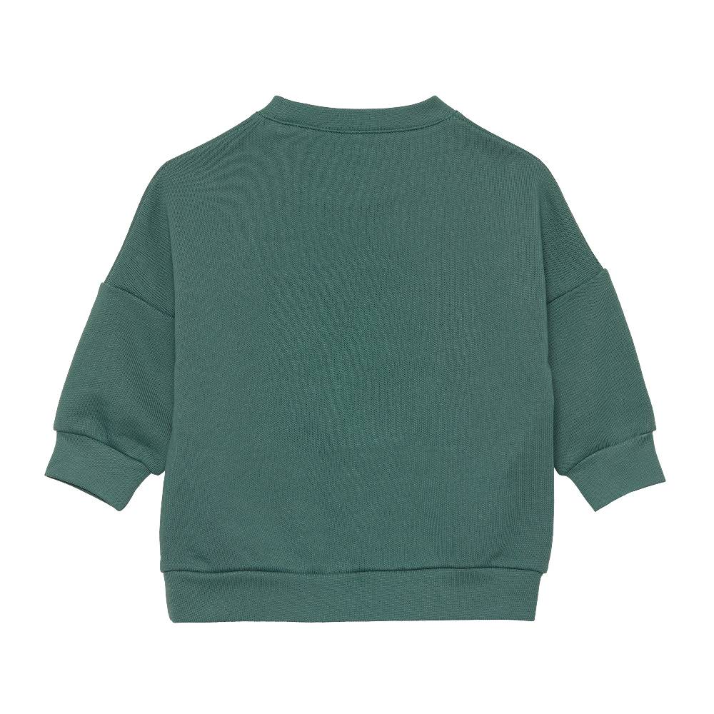 Lässig Kinder Pullover - Bio Baumwolle, Little Gang, Smile Grün Muttertagsangebot