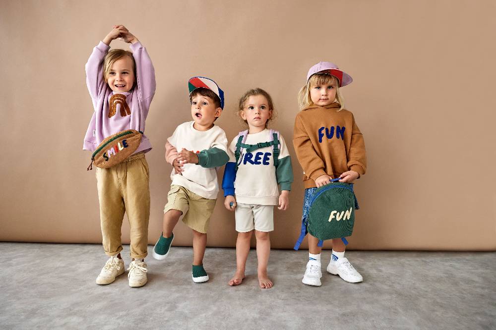 Lässig Kinder Pullover - Bio Baumwolle, Little Gang, Free Weiß Vatertagsangebot