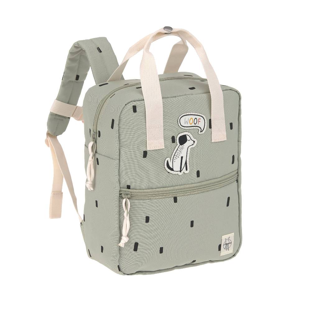 Lässig Kindergartenrucksack Square - Happy Prints, Oliv Top Angebot