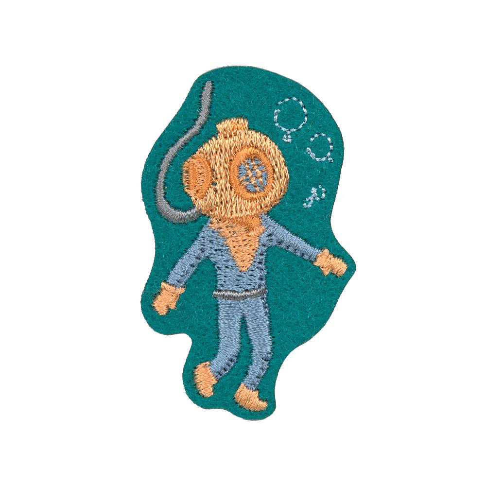 Lässig Textil-Sticker (3 Stk) - Stick on, Tiefsee Exklusive Angebote