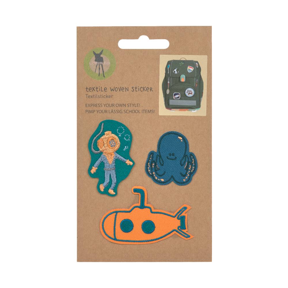 Lässig Textil-Sticker (3 Stk) - Stick on, Tiefsee Exklusive Angebote