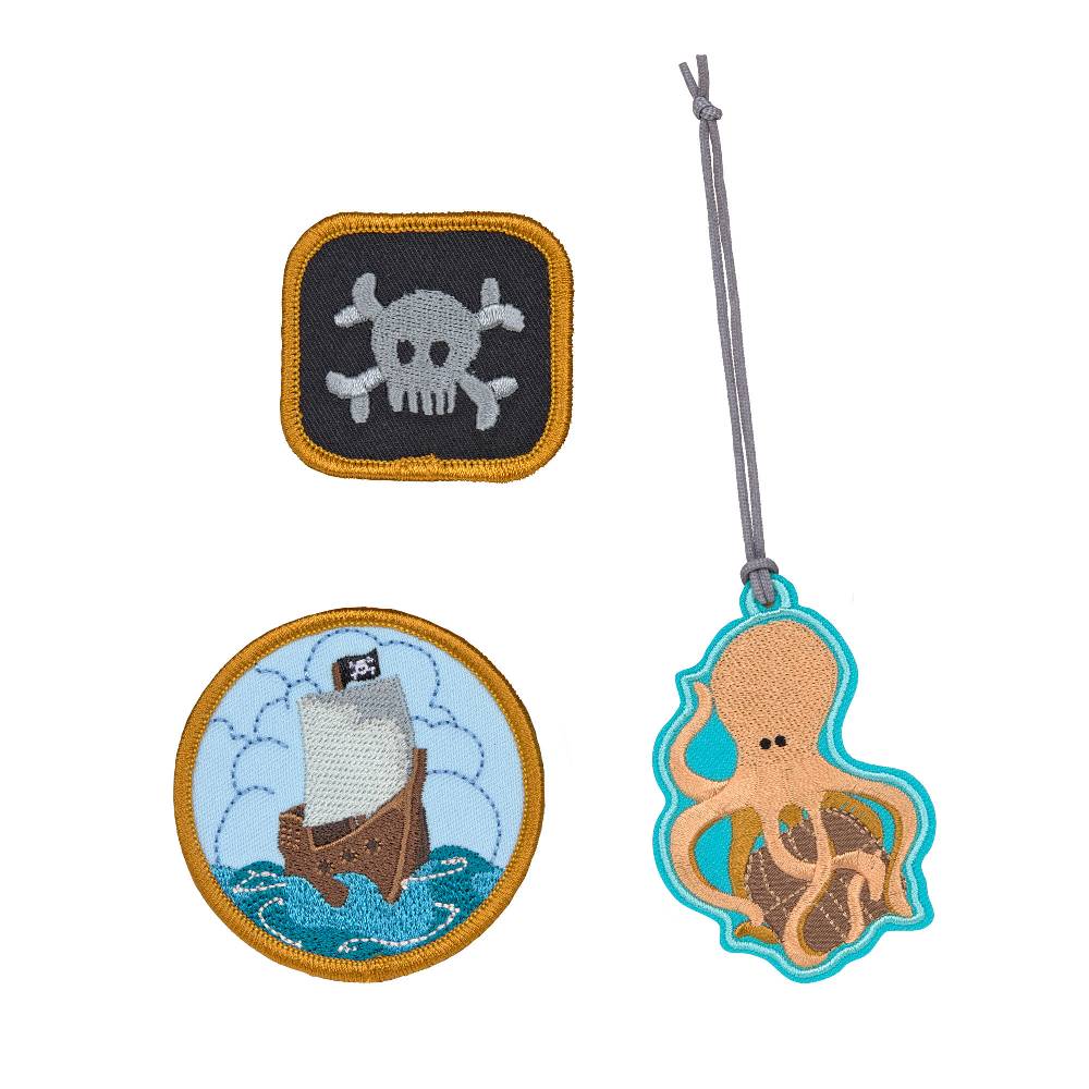 Lässig Anhänger & Patches - Schul Set Unique, Pirat
