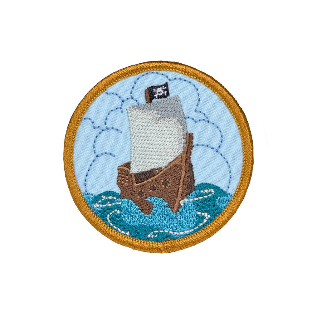 Lässig Anhänger & Patches - Schul Set Unique, Pirat Blitzangebot