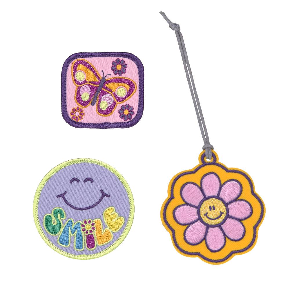 Lässig Anhänger & Patches - Schul Set Unique, Blumen