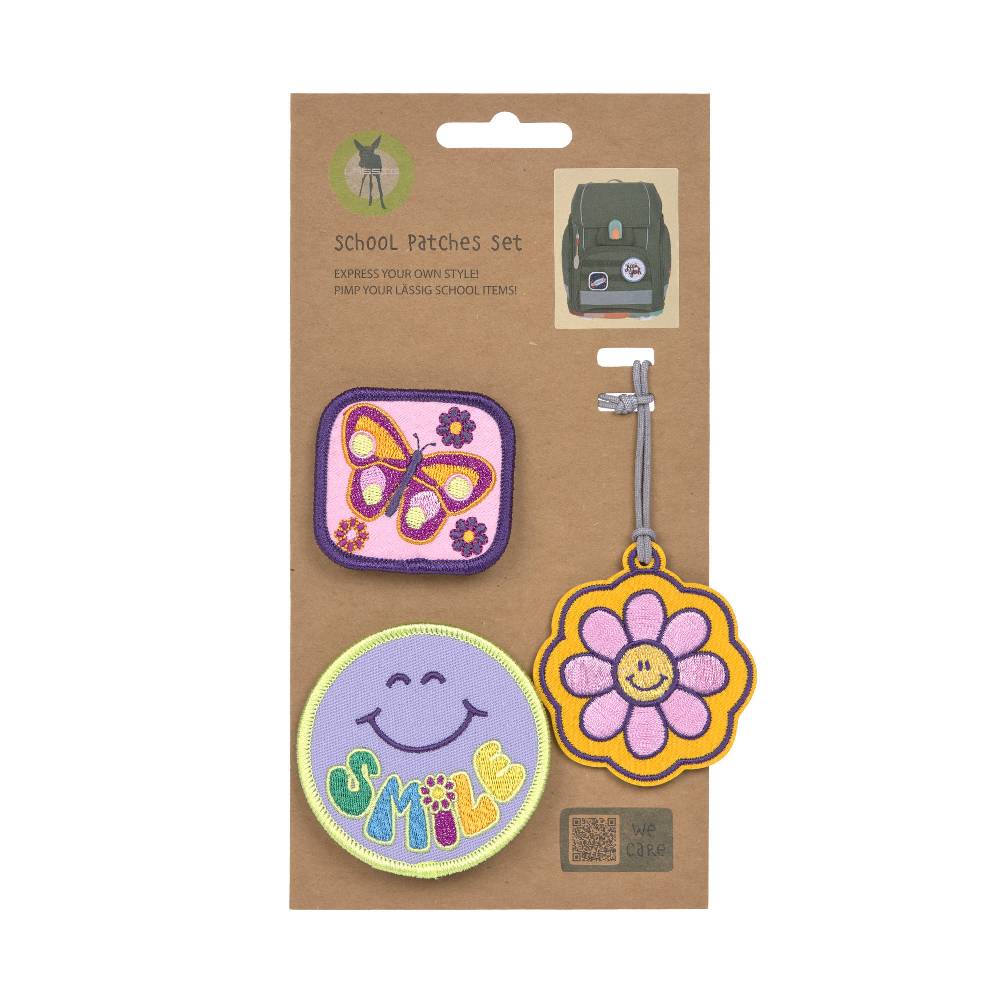 Lässig Anhänger & Patches - Schul Set Unique, Blumen Bestseller