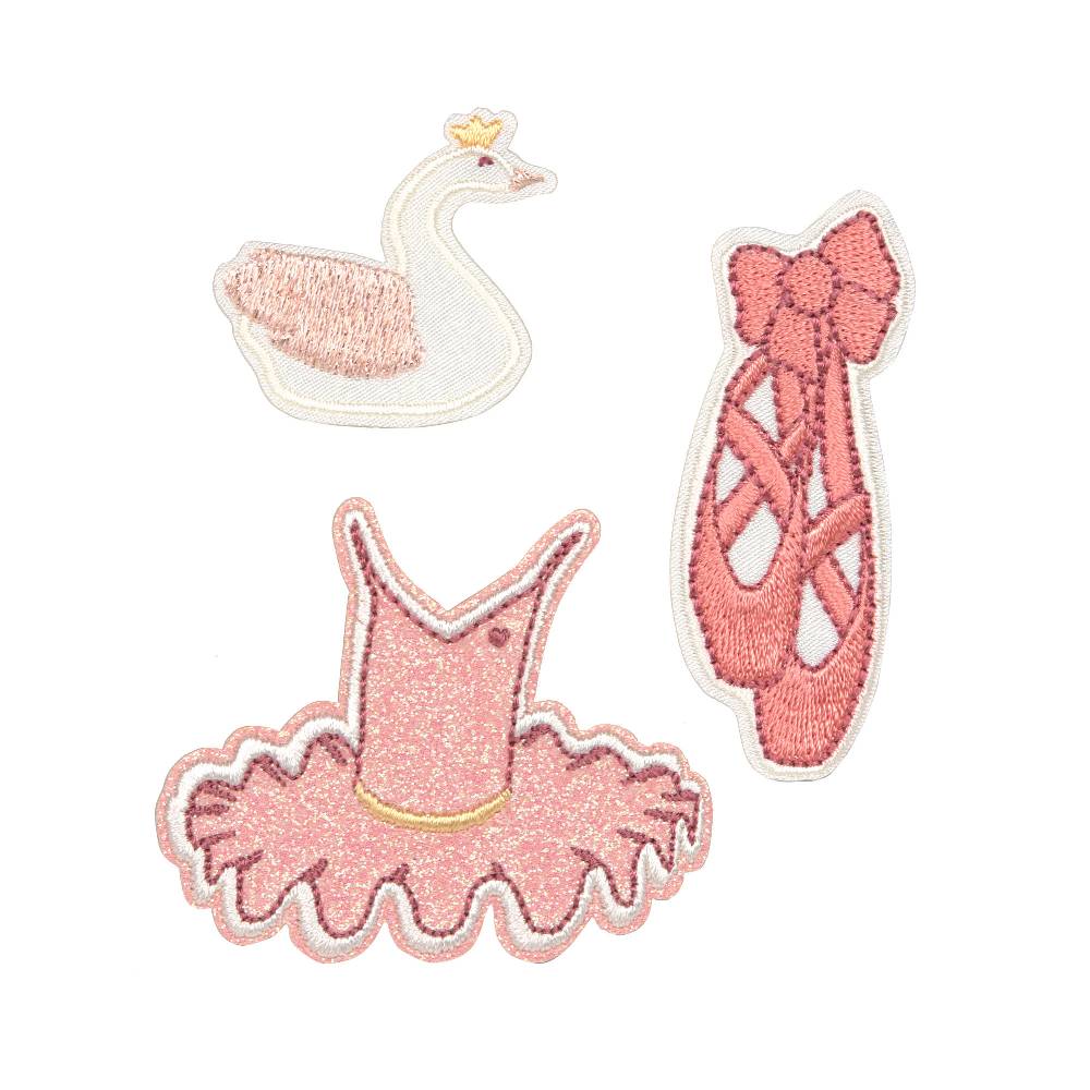 Lässig Textil-Sticker (3 Stk) - Stick on, Ballett Saisonale Angebote