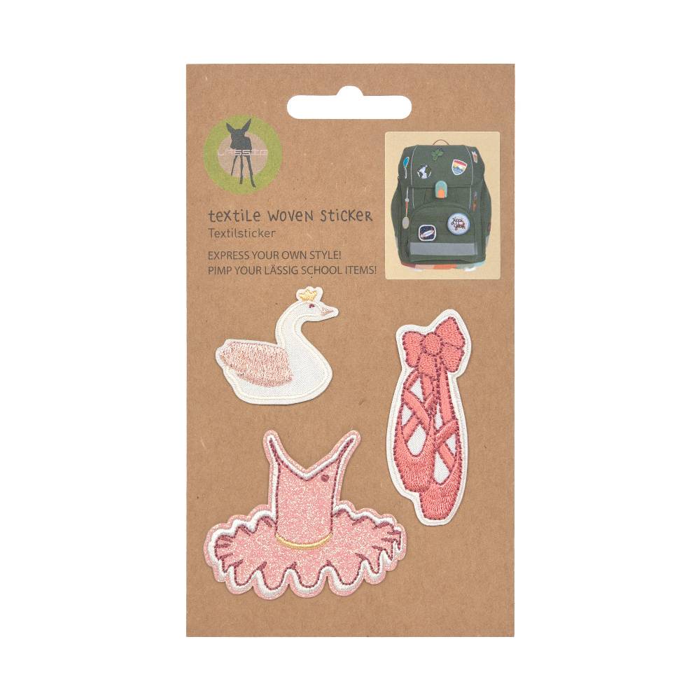 Lässig Textil-Sticker (3 Stk) - Stick on, Ballett Saisonale Angebote