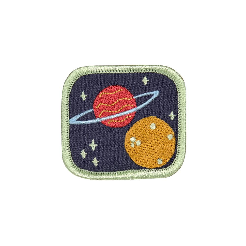 Lässig Anhänger & Patches - Schul Set, Unique Weltraum Räumungsverkauf