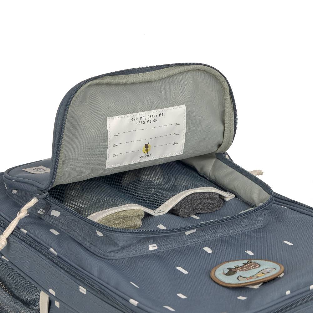 Lässig Kinderkoffer - Trolley Happy Prints, Dunkelblau Sonderangebote