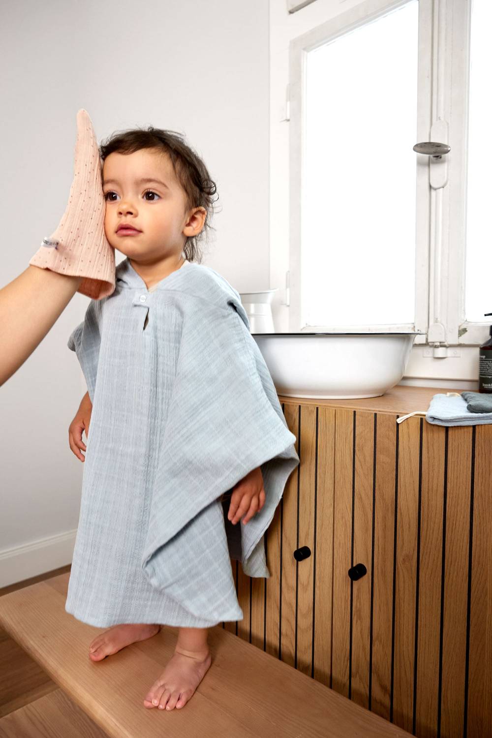 Lässig Mull Waschlappen Baby 3er Set - Punkte, Rosa Letzte 3 Tage