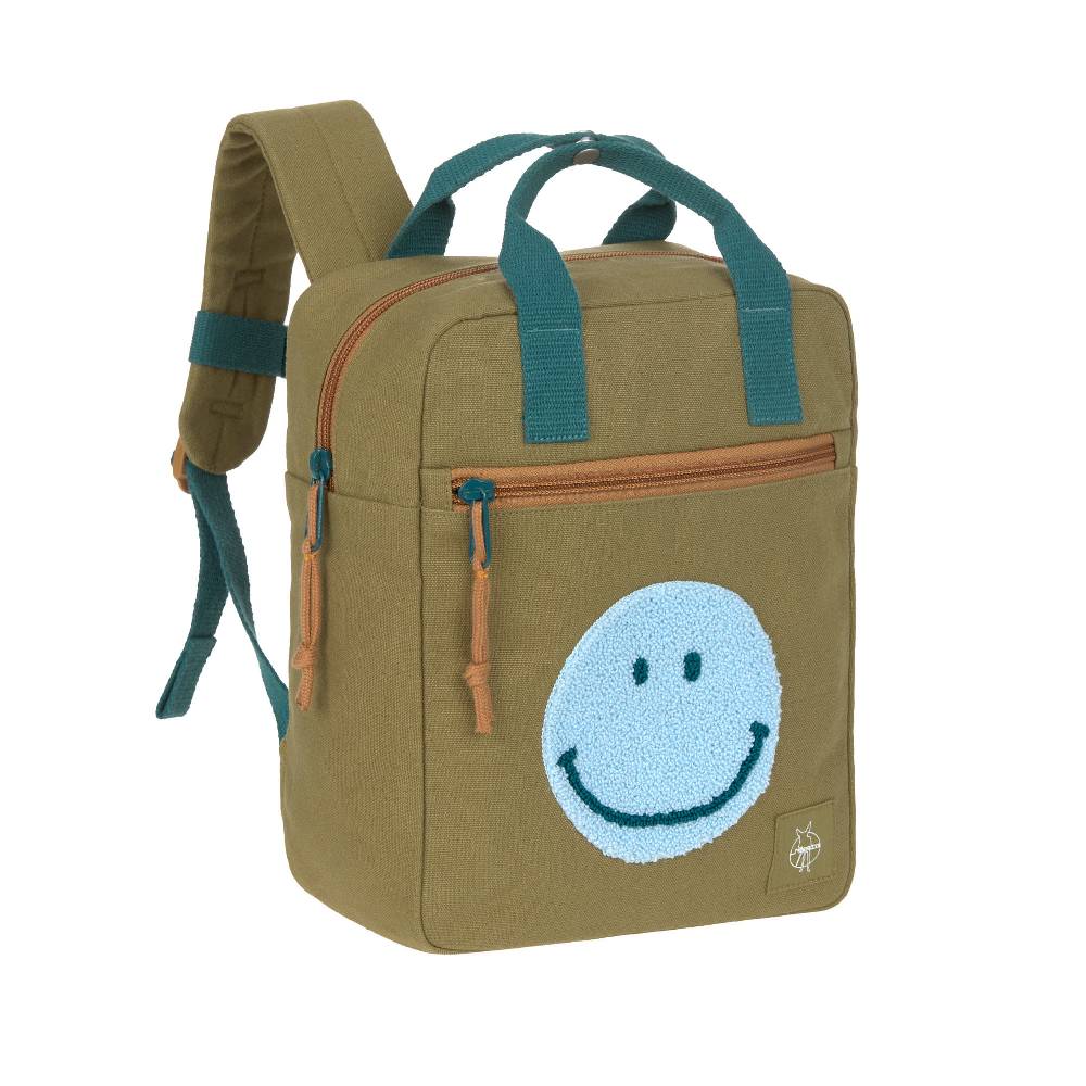 Lässig Kindergartenrucksack Square Little One & Me - Small, Oliv Letzte 2 Tage