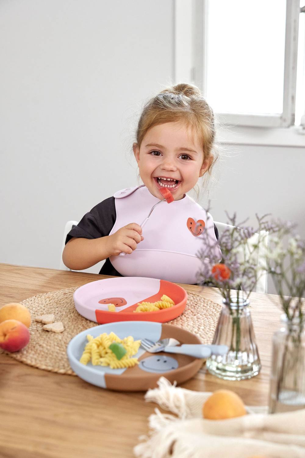 Lässig Kinderteller Silikon - Happy Rascals, Herz Super Rabatt