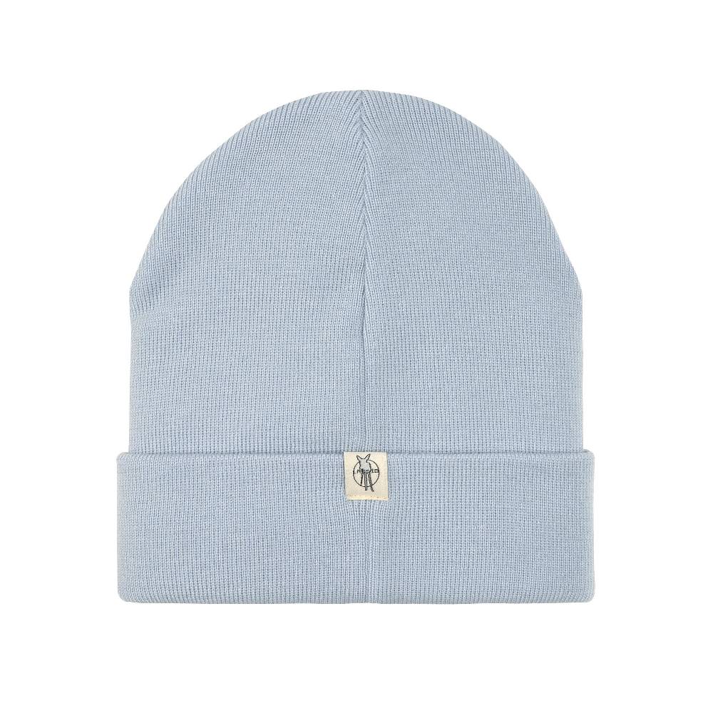 Lässig Beanie Mütze Kinder - Merino Wolle, Little Gang, Regenbogen Hellblau Begrenzt auf 3 Tage