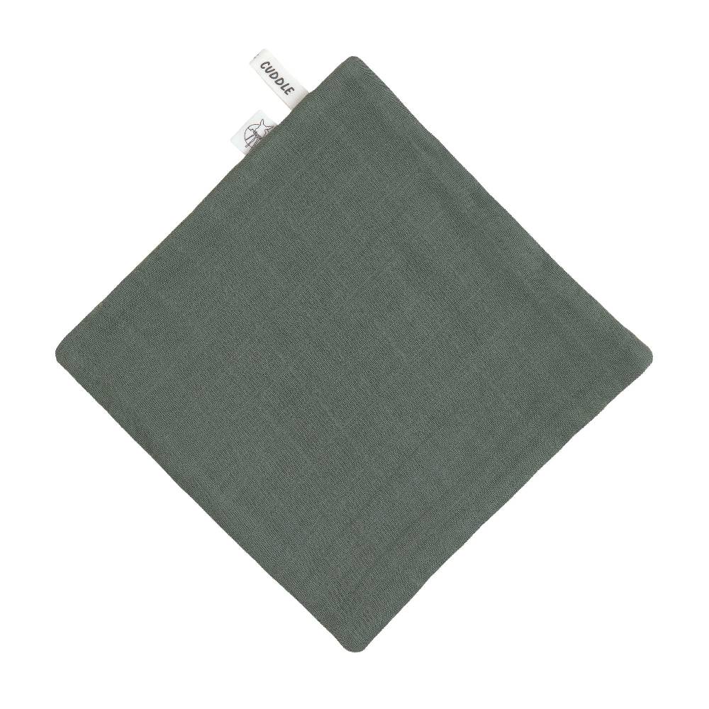 Lässig Musselin Waschlappen Baby 3er Set, Petrolgrün Schlussverkauf