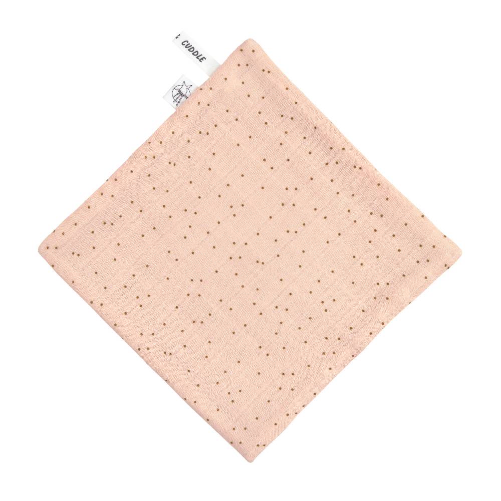 Lässig Musselin Waschlappen Baby 3er Set - Punkte, Rosa Fabrikverkauf