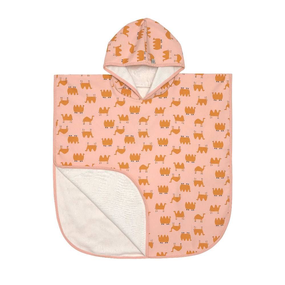 Lässig UV Badeponcho Kinder - Kamel, Rosa