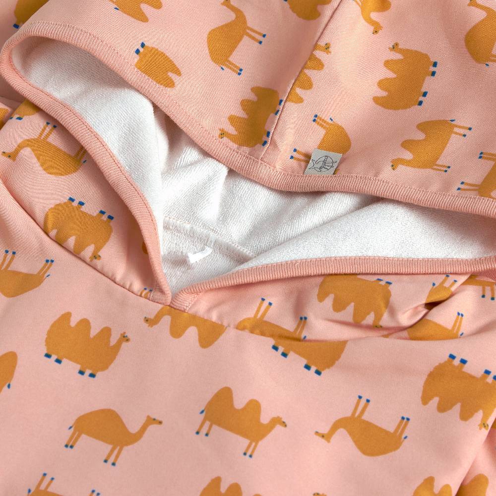 Lässig UV Badeponcho Kinder - Kamel, Rosa Sonderangebot