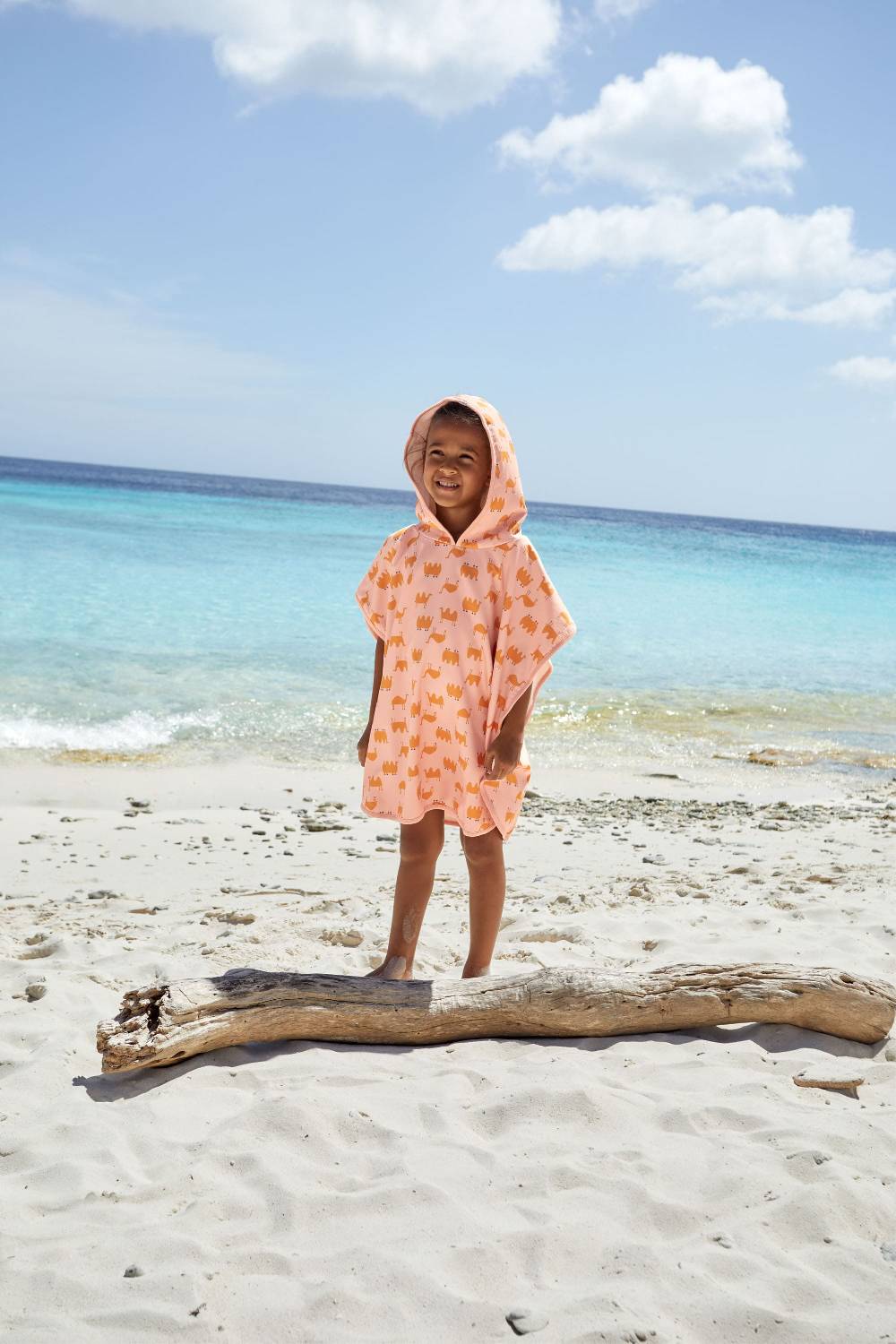 Lässig UV Badeponcho Kinder - Kamel, Rosa Sonderangebot