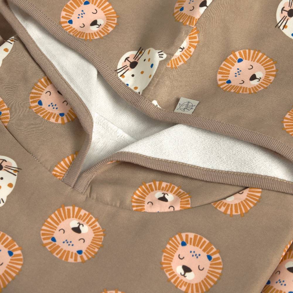 Lässig UV Badeponcho Kinder - Wildkatzen, Braun Rabatt
