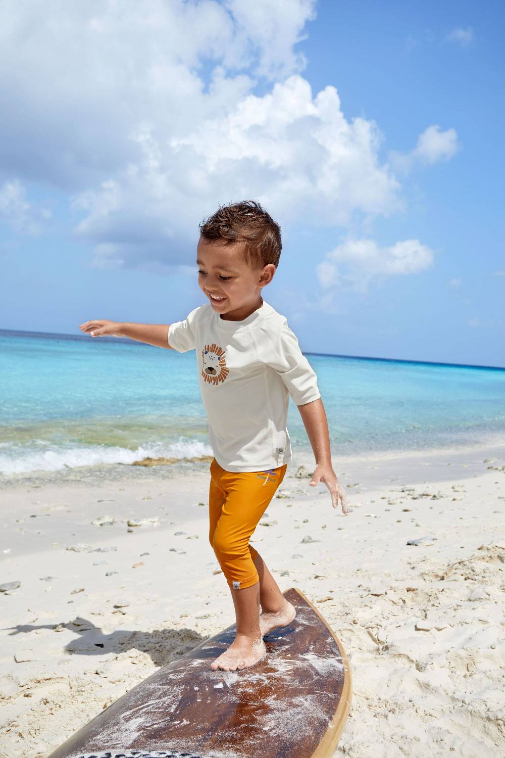Lässig Schwimmhose Baby Kurz (UV-Schutz), Goldgelb Flash Sale