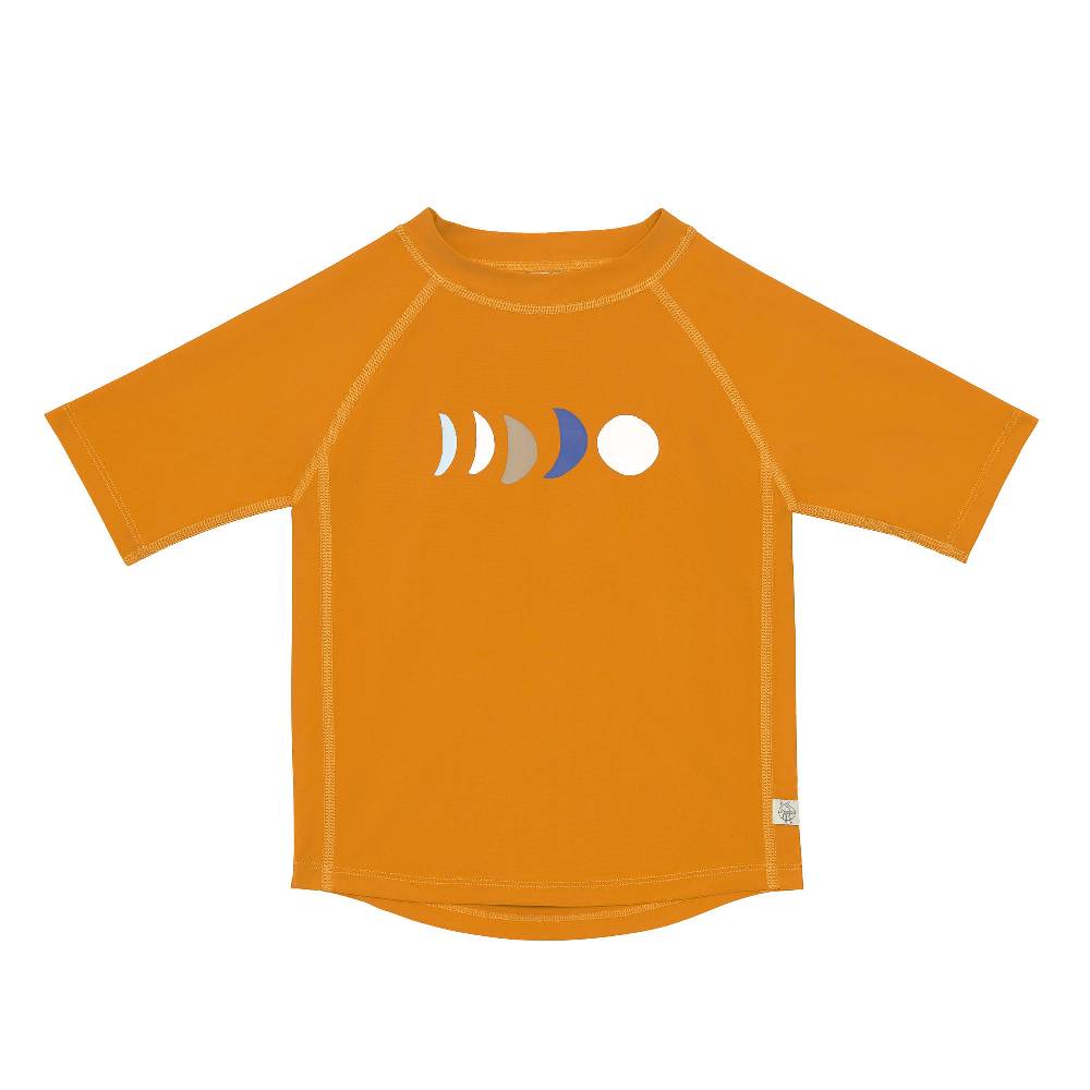 Lässig UV Shirt Kinder Kurzarm - Mond, Goldgelb
