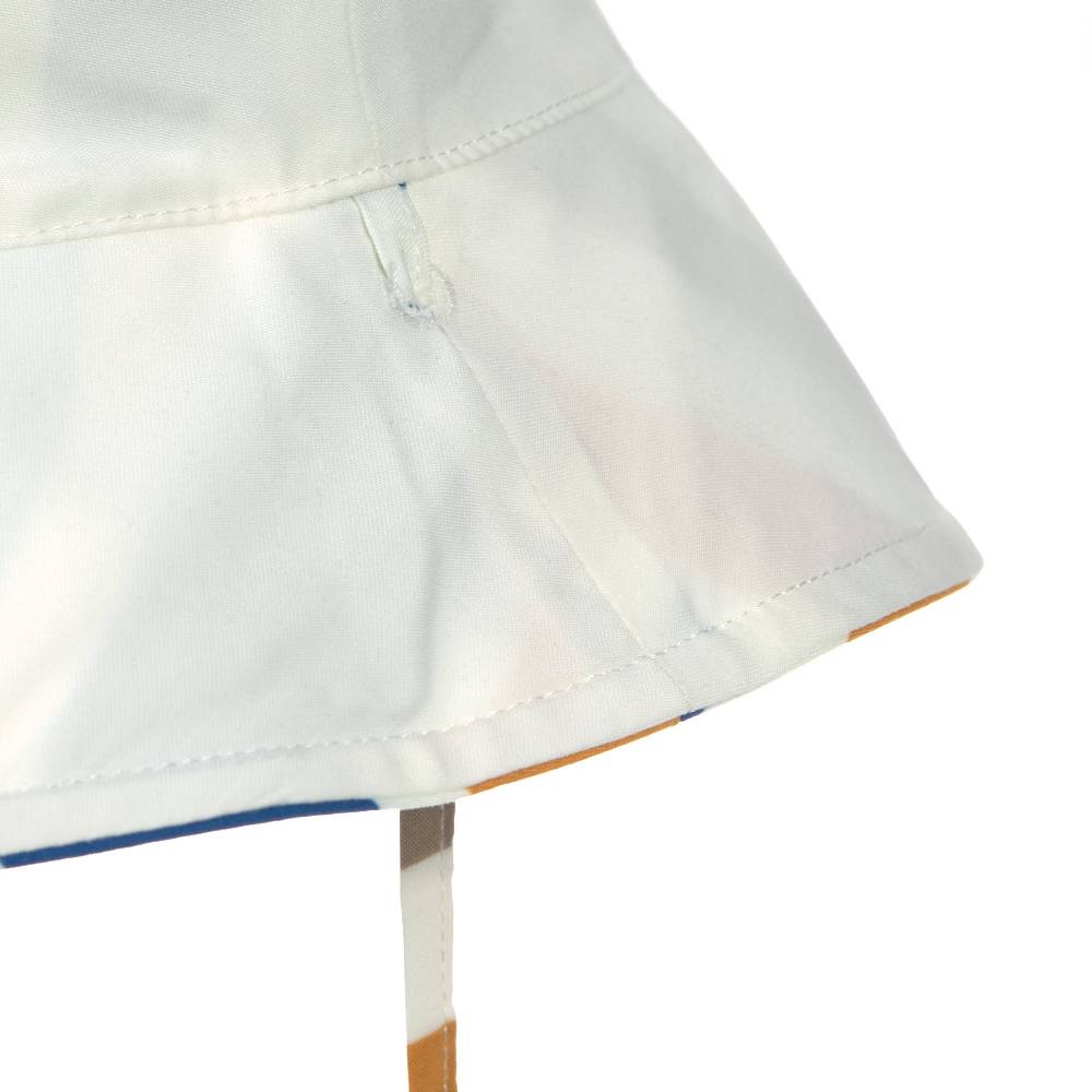Lässig Sonnenhut Kinder (UV Schutz) - Wellen, Blau Weiß Weihnachtsangebot