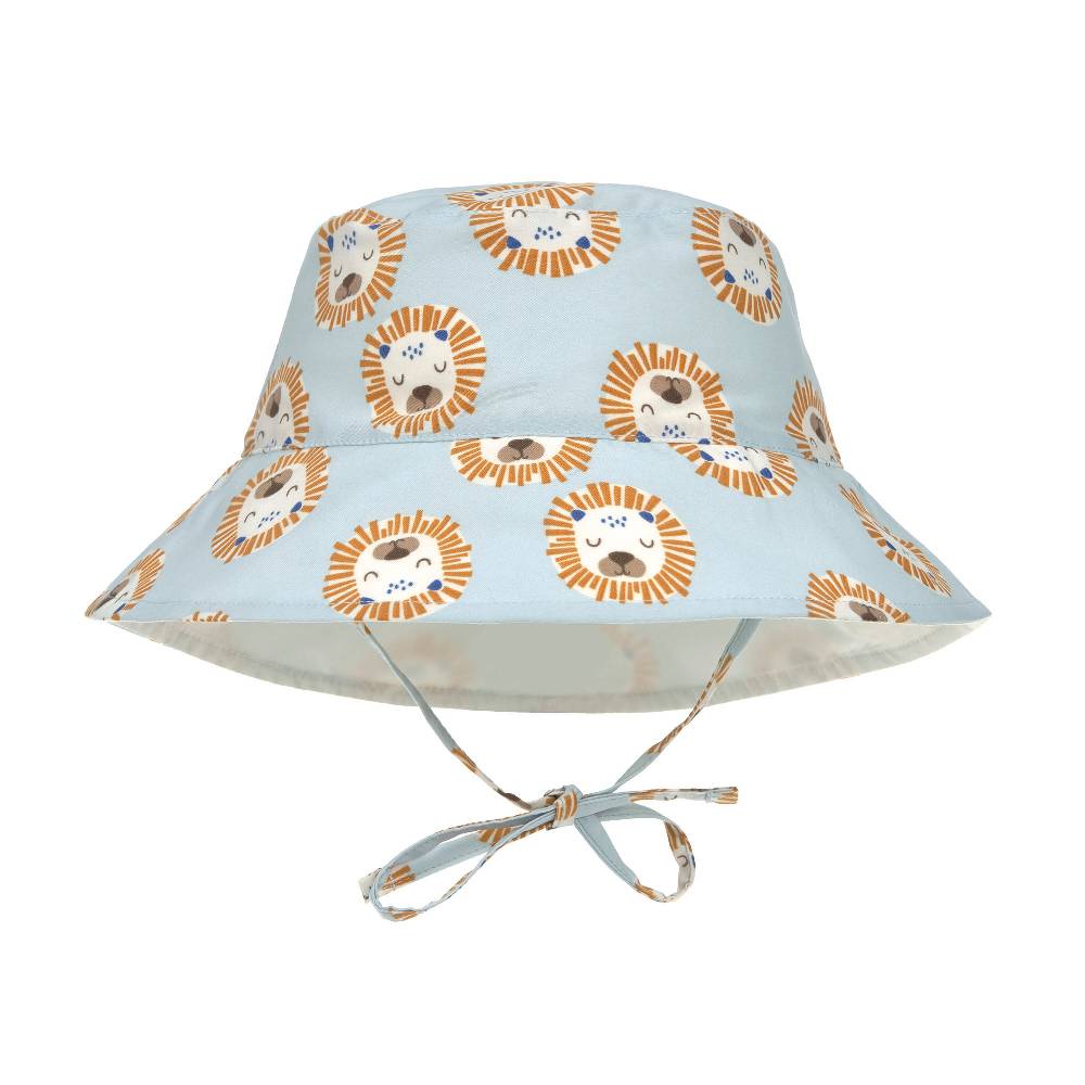 Lässig Sonnenhut Kinder (UV Schutz) - Löwe, Hellblau