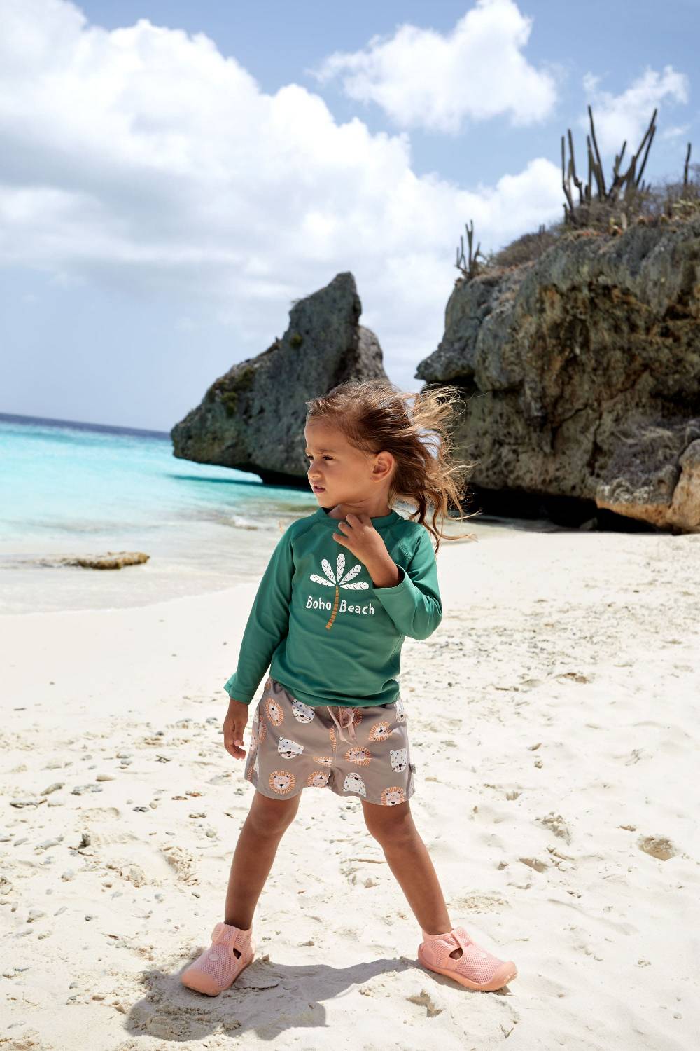 Lässig Badehose Baby - Wildkatzen, Braun Zeitlich begrenztes Angebot
