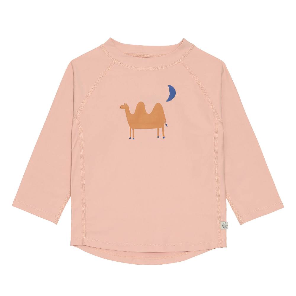 Lässig UV Shirt Kinder Langarm - Kamel, Rosa