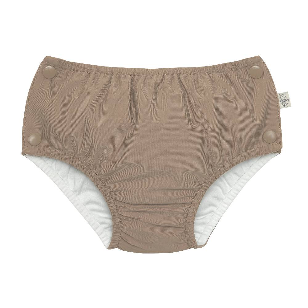 Lässig Schwimmwindel mit Druckknöpfen, Braun
