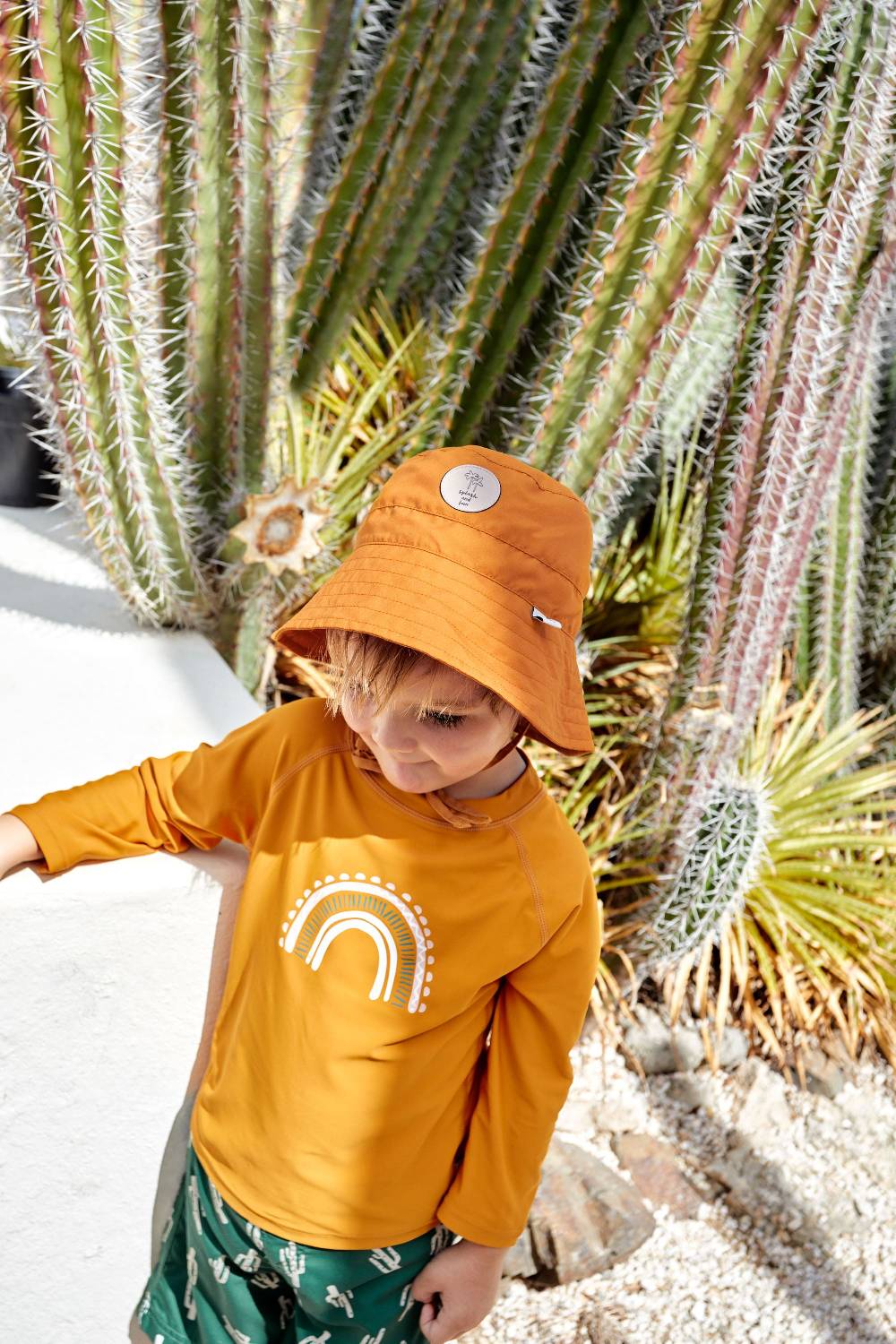 Lässig UV Shirt Kinder Langarm - Regenbogen, Goldgelb Riesige Ersparnisse