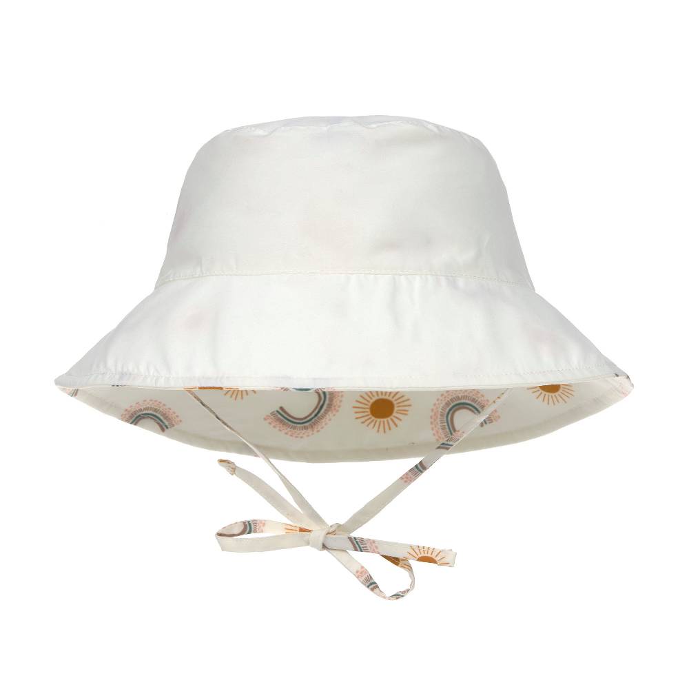Lässig Sonnenhut Kinder (UV Schutz) - Regenbogen, Weiß Wochenangebot