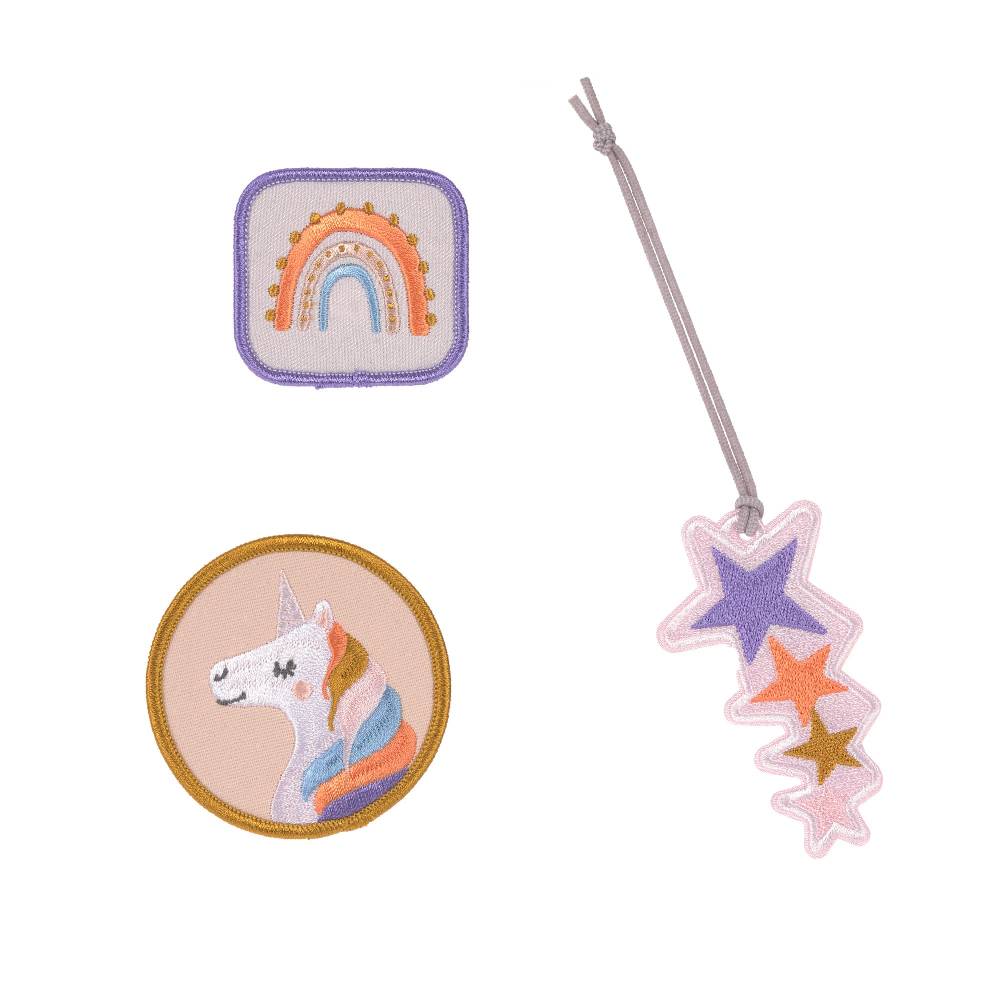 Lässig Anhänger & Patches - Schul Set Unique, Unicorn Super Rabatt