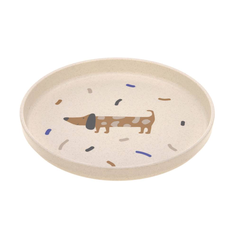 Lässig Kindergeschirr Set (Teller - Schüssel - Becher - Löffel), Little Mateys Royal Blau Kostenloser Versand international