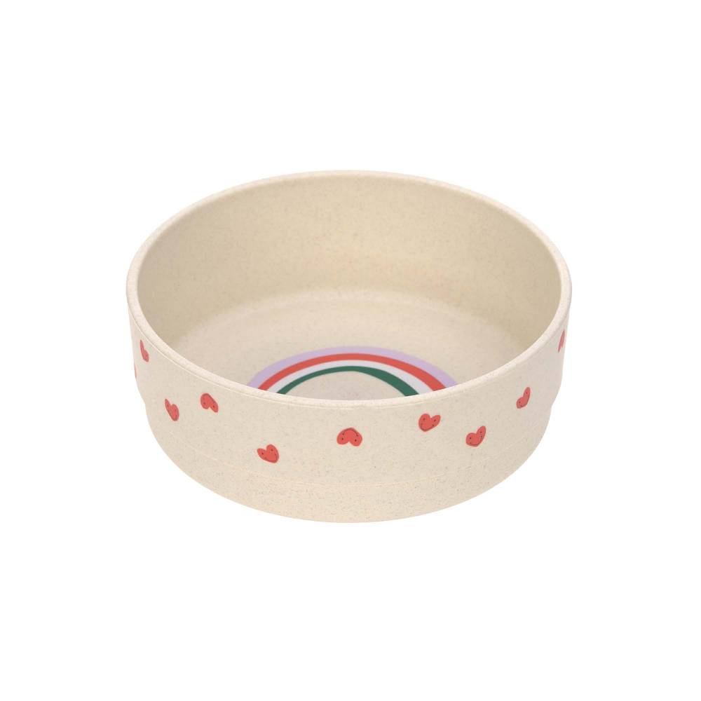 Lässig Kindergeschirr Set (Teller - Schüssel - Becher - Löffel) - Happy Rascals, Herz Günstiger Verkauf