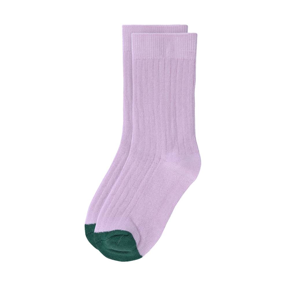 Lässig Kinder Socken 5er Set - Little Gang, Lila Weiß Grün Rabatt