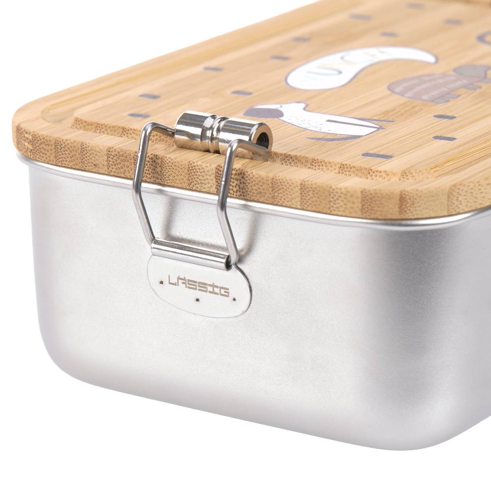 Lässig Brotdose Kinder - Edelstahl Lunchbox, Happy Prints Versandkostenfrei