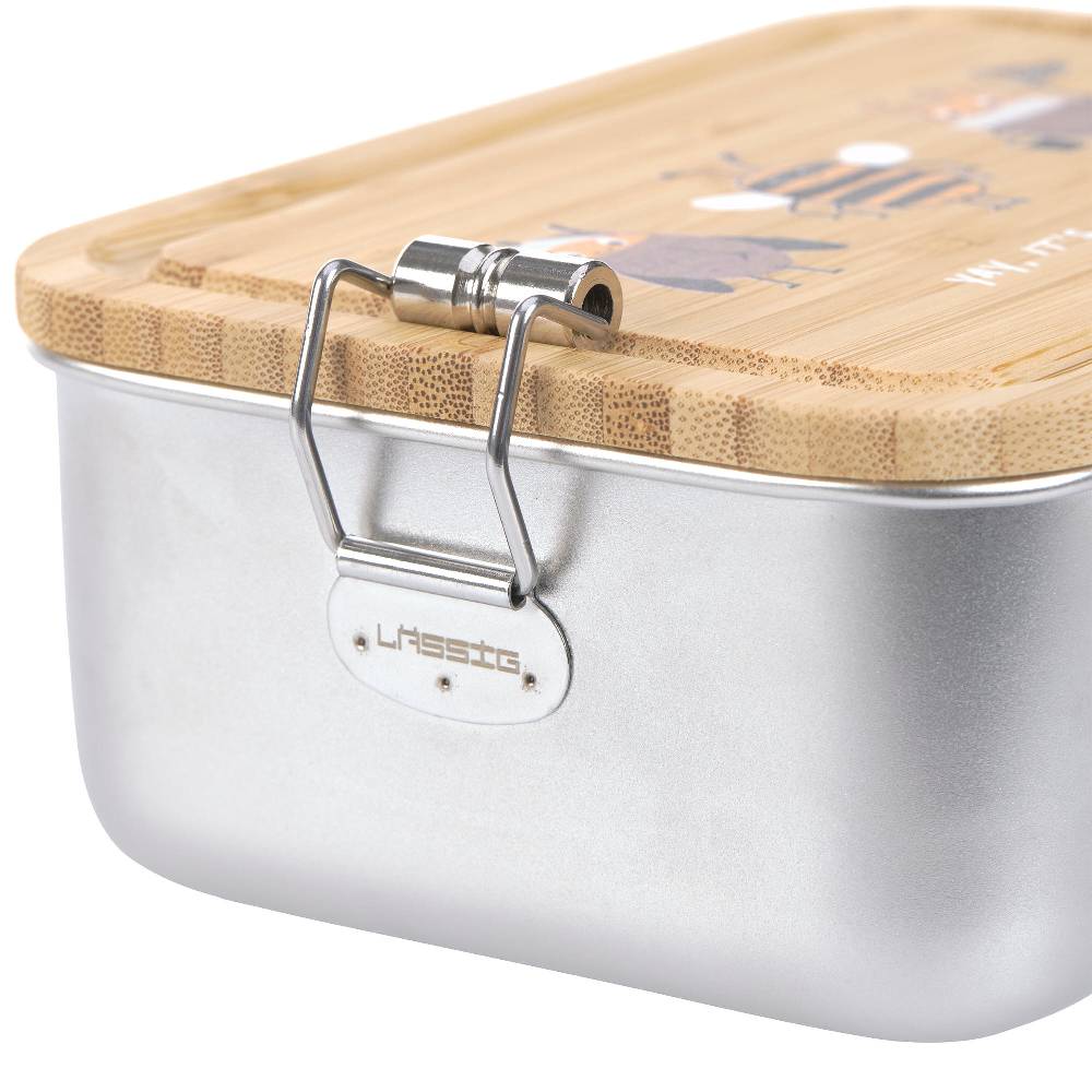 Lässig Brotdose Kinder - Edelstahl Lunchbox, Nature Großer Ausverkauf