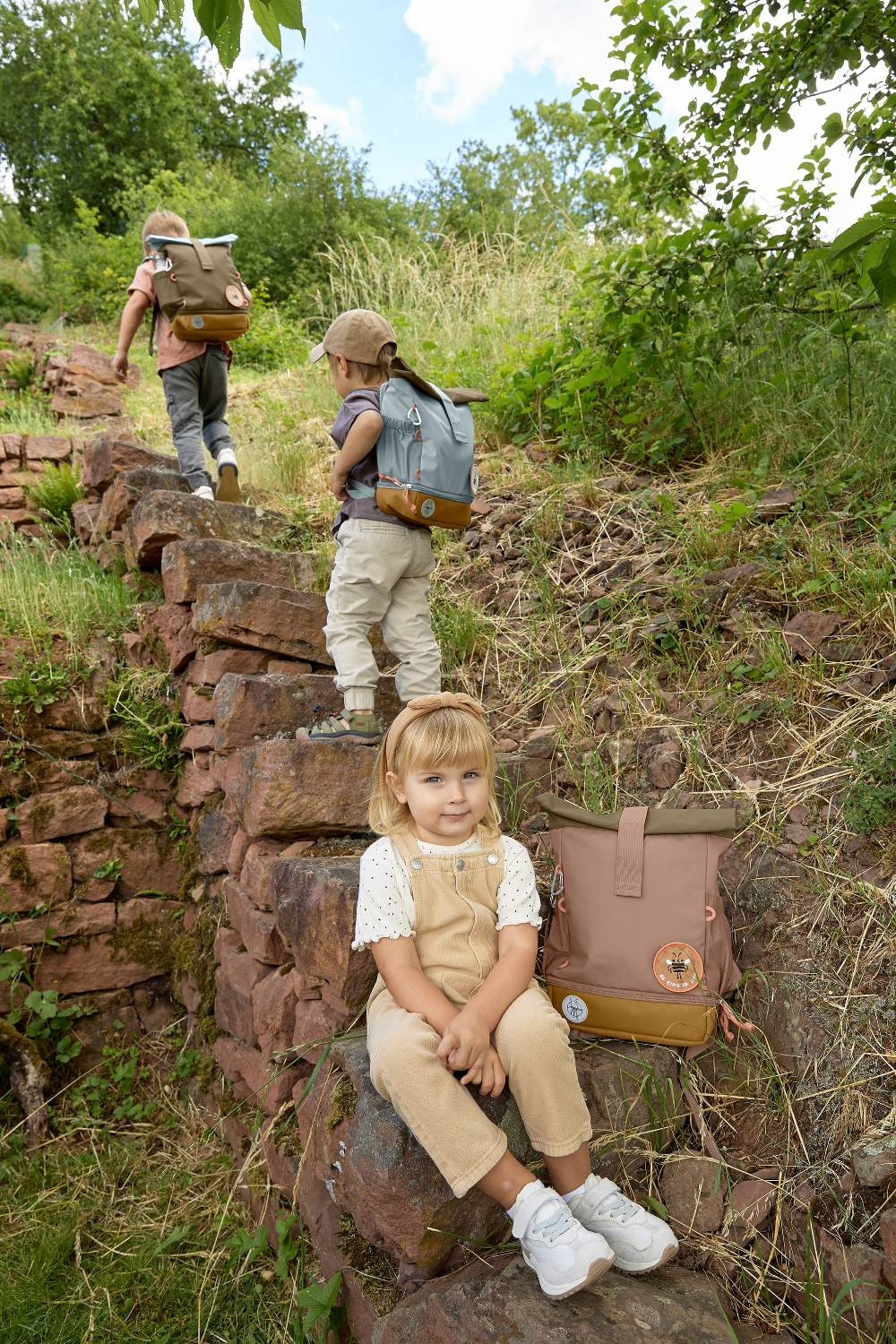 Lässig Kindergartenrucksack Rolltop - Nature, Braun Flash Sale