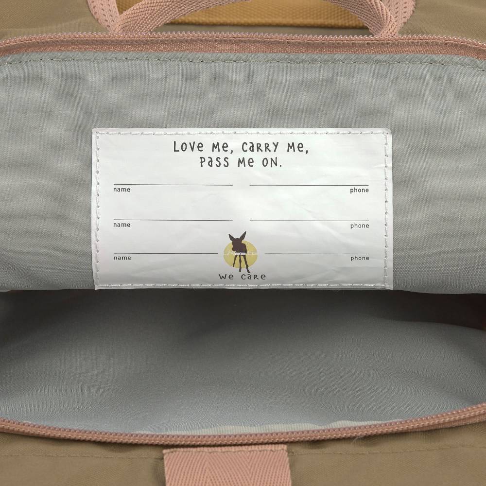Lässig Kindergartenrucksack Rolltop - Nature, Braun Flash Sale
