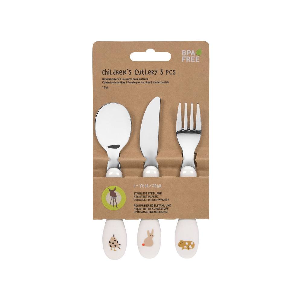 Lässig Kinderbesteck (Gabel, Löffel, Messer), Little Mateys Spicy Orange Muttertagsangebot