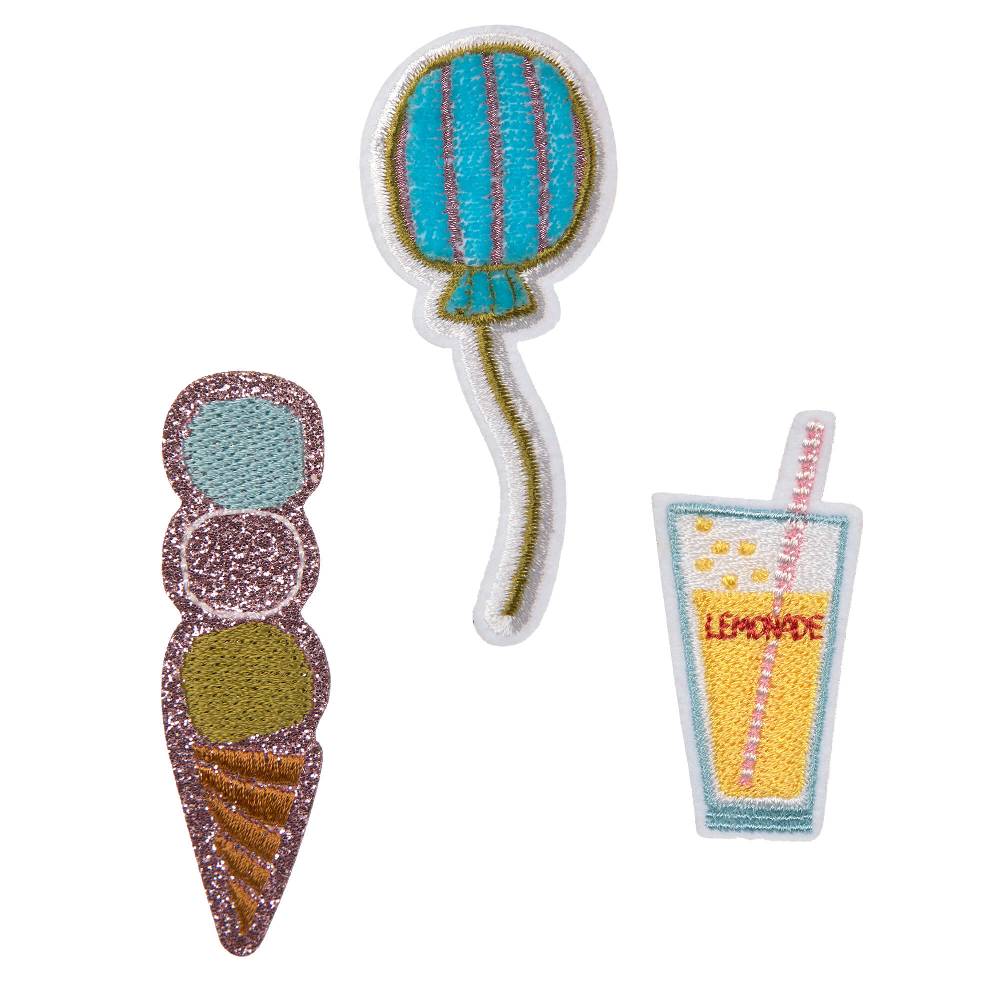 Lässig Textil-Sticker (3 Stk) - Schul Set Unique, Sunny